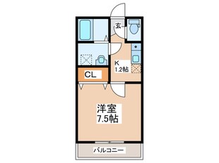 ヘキサグラム南大沢の物件間取画像